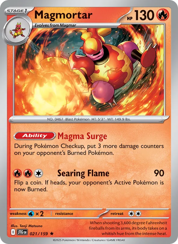 Magmortar card