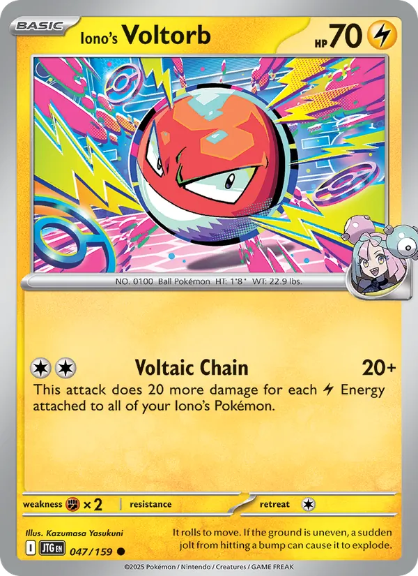 Iono's Voltorb card
