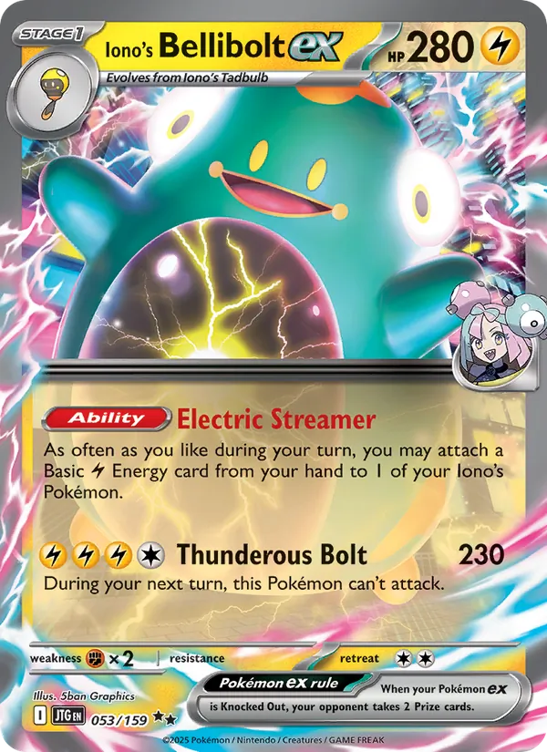 Iono's Bellibolt ex card
