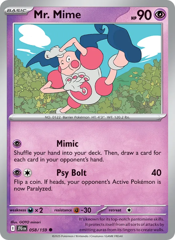 Mr. Mime card