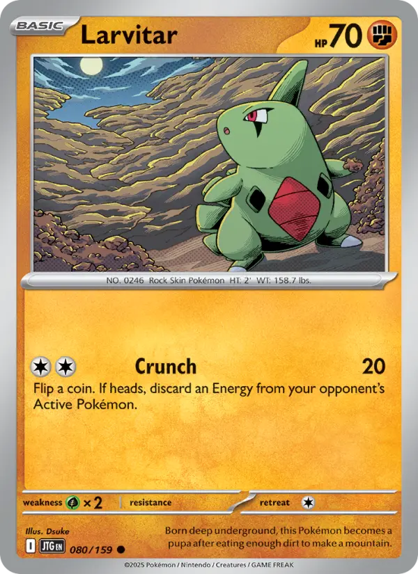 Larvitar card
