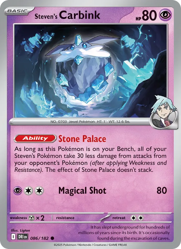 Steven's Carbink card