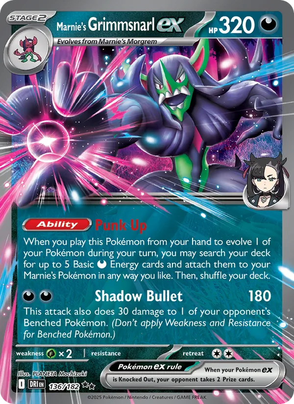 Marnie's Grimmsnarl ex card