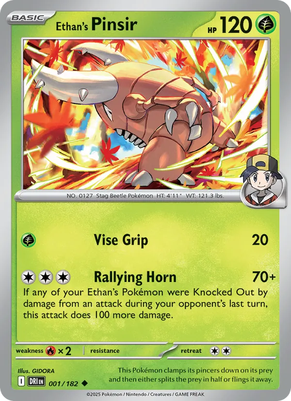 Ethan's Pinsir card
