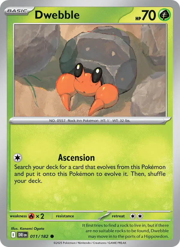 Dwebble card