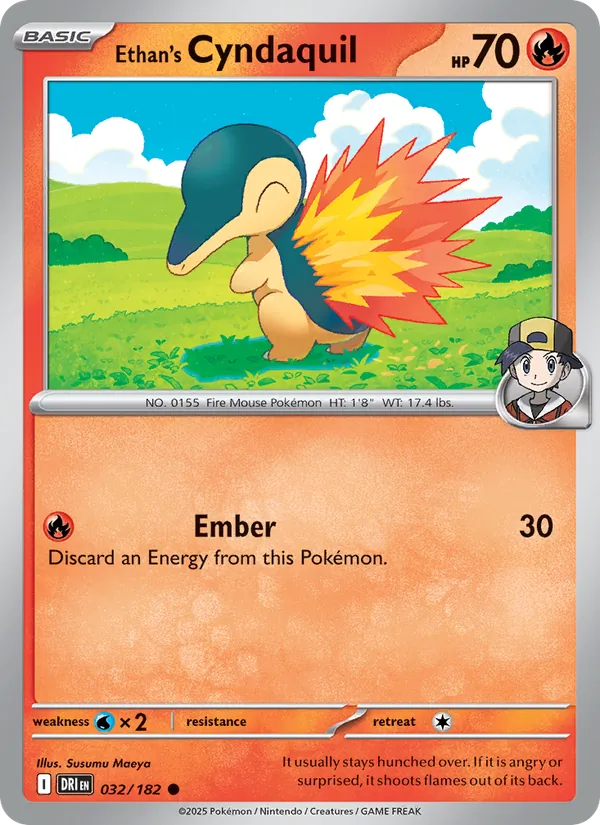 Ethan's Cyndaquil card
