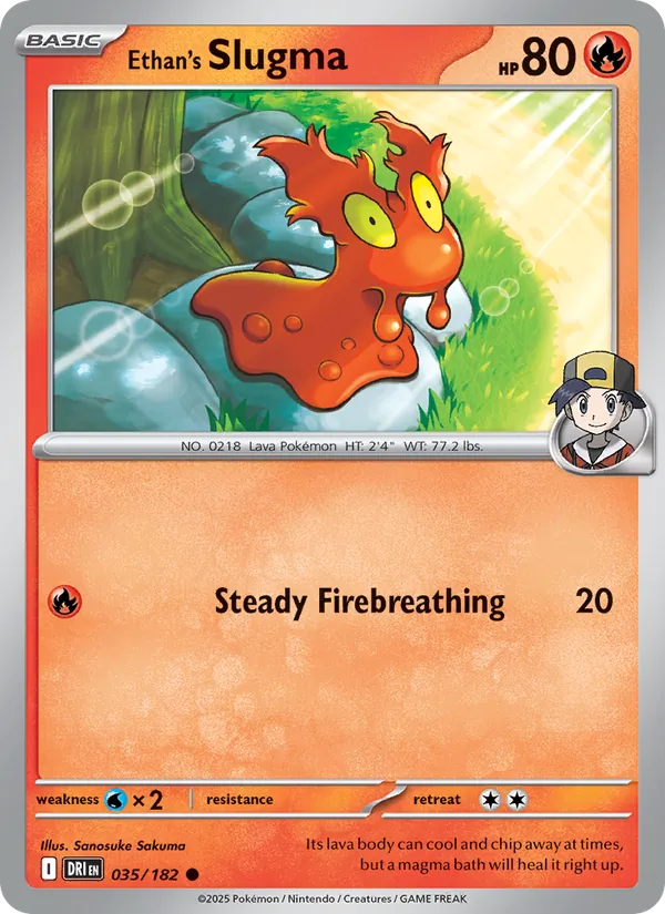 Ethan's Slugma card