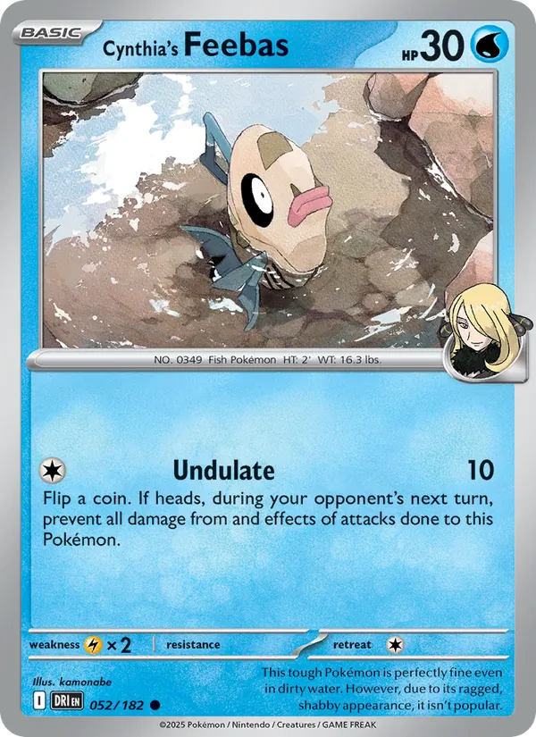 Cynthia's Feebas card