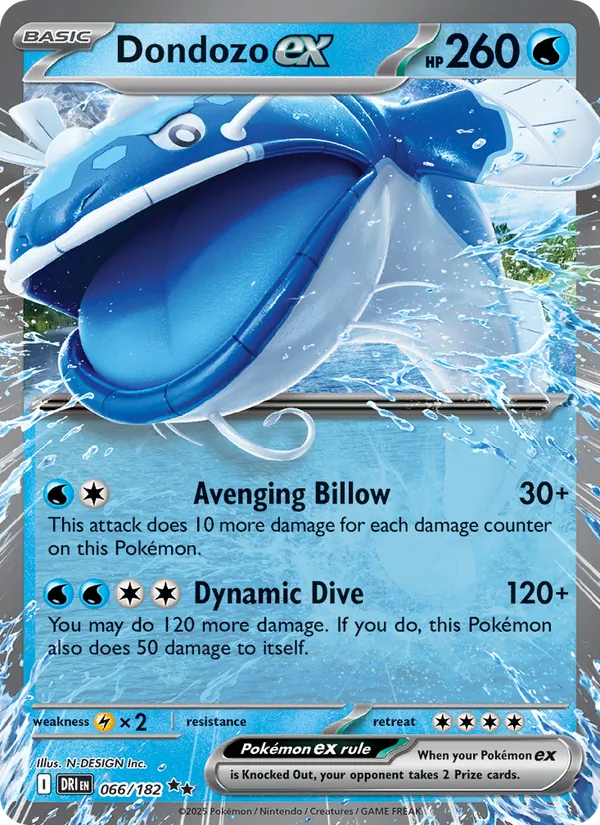 Dondozo ex card