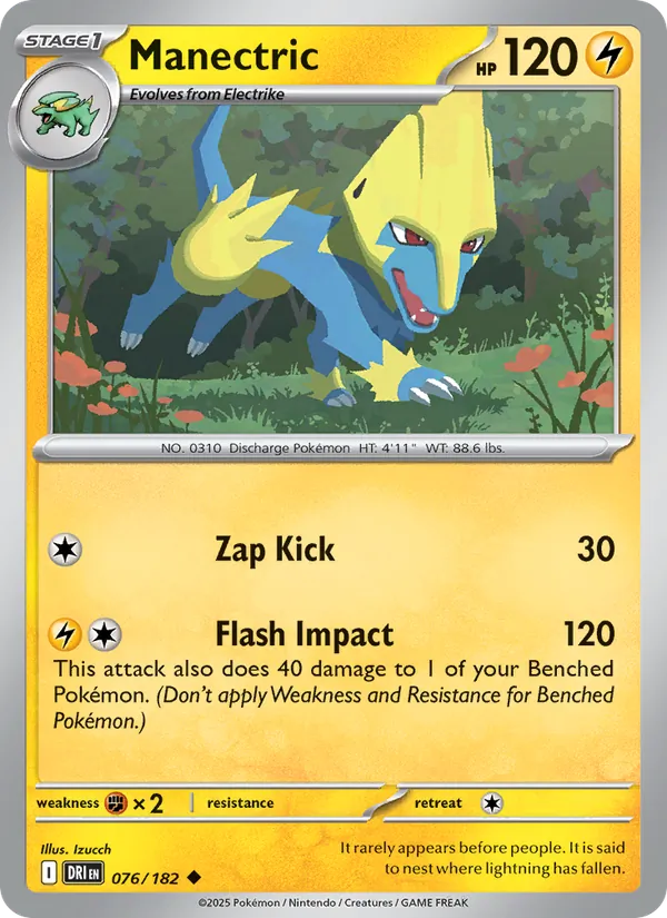 Manectric card