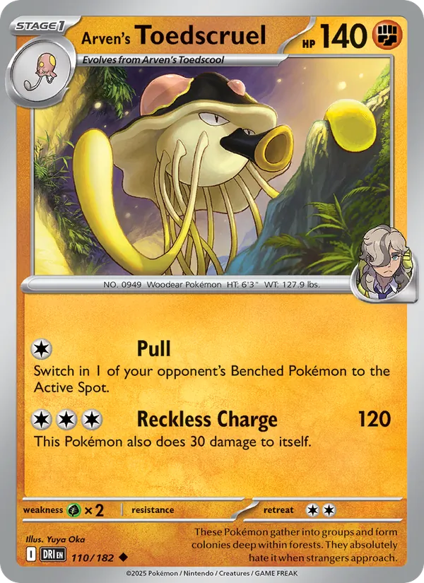 Arven's Toedscruel card
