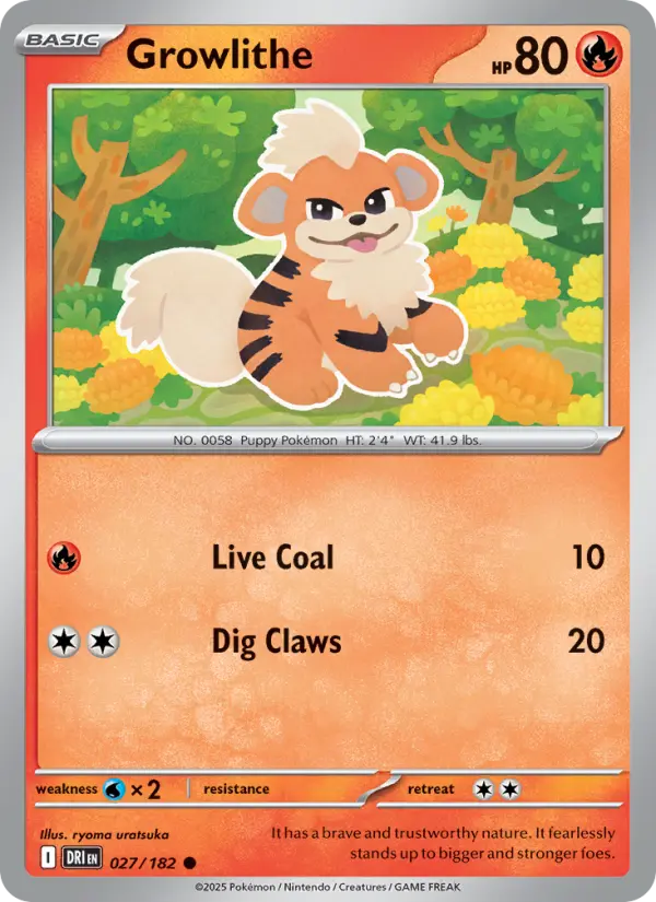 Growlithe card