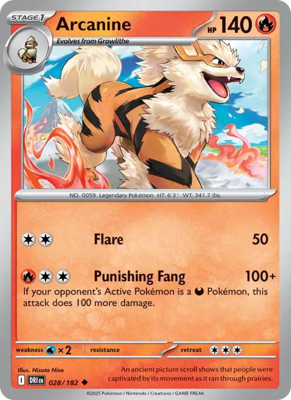 Arcanine card