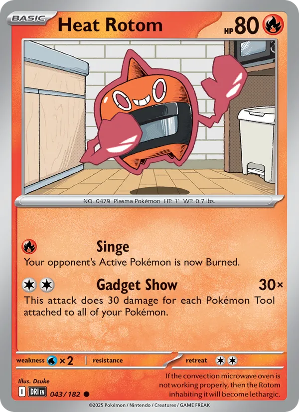 Heat Rotom card