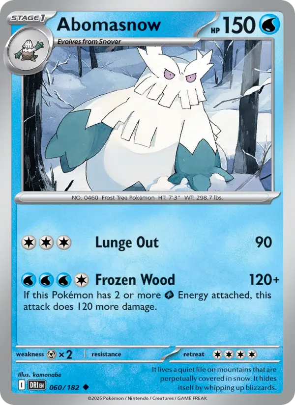 Abomasnow card