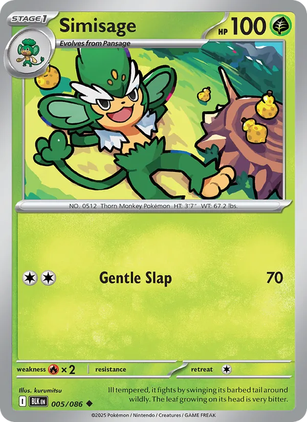 Simisage card