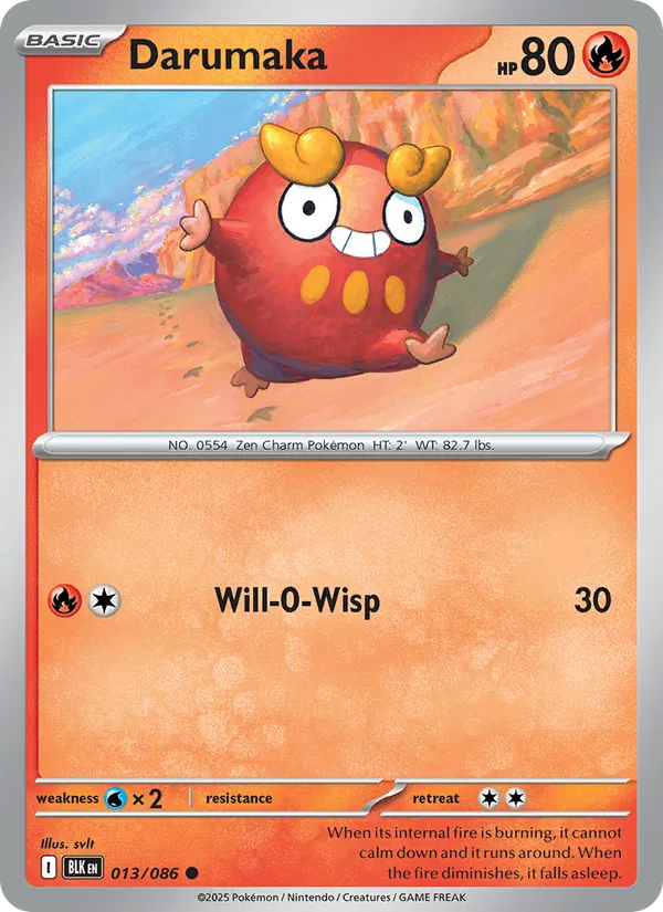 Darumaka card