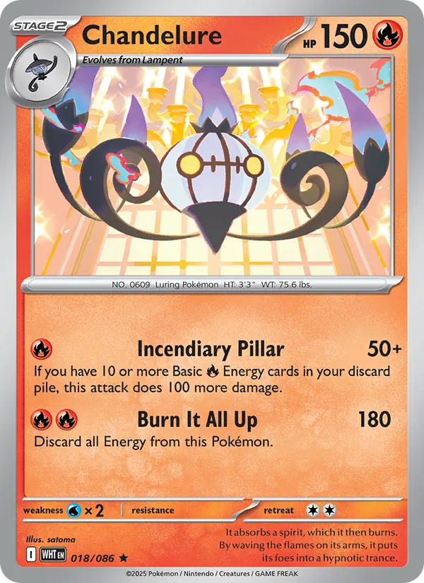 Chandelure card