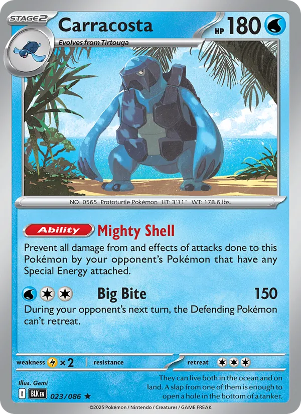 Carracosta card