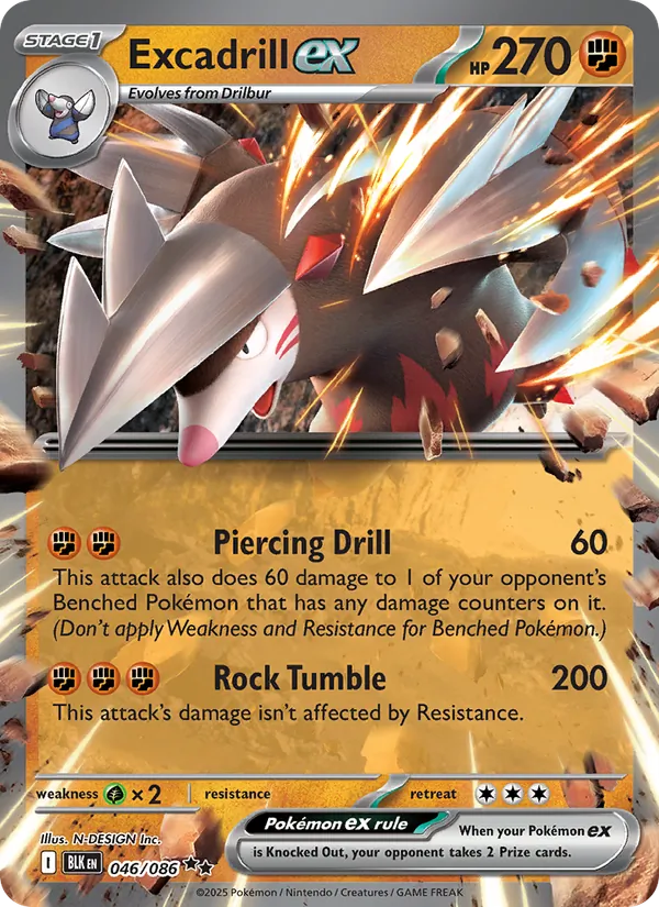 Excadrill ex card