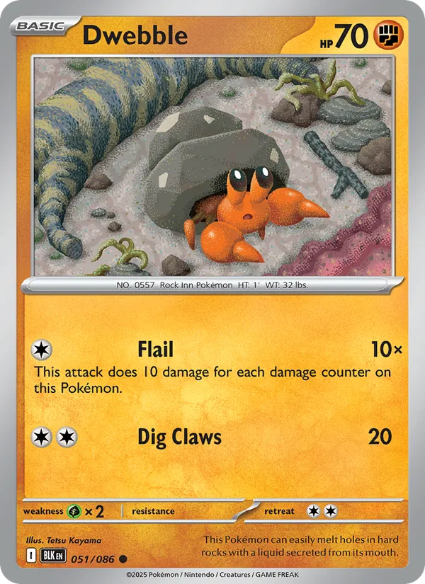 Dwebble card