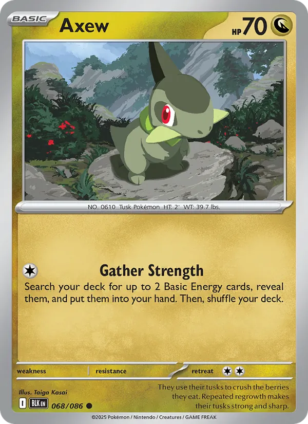 Axew card