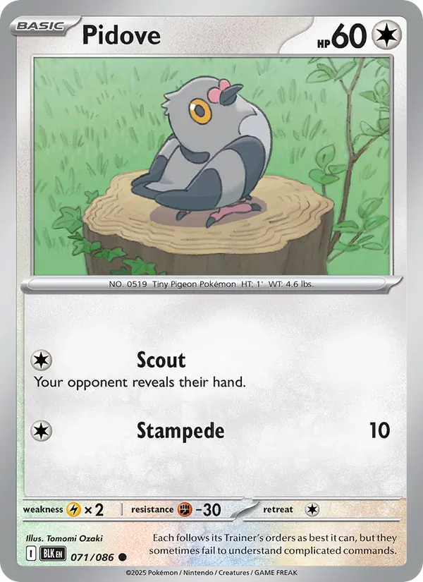 Pidove card