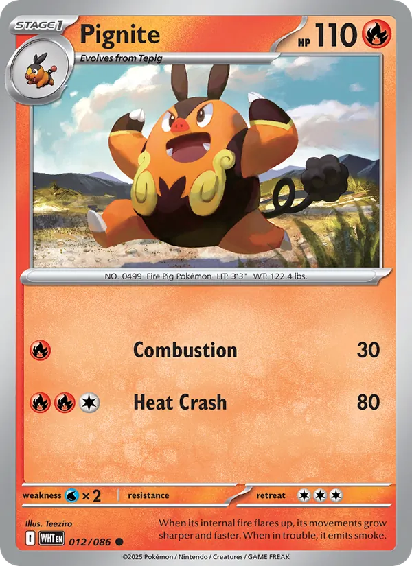 Pignite card