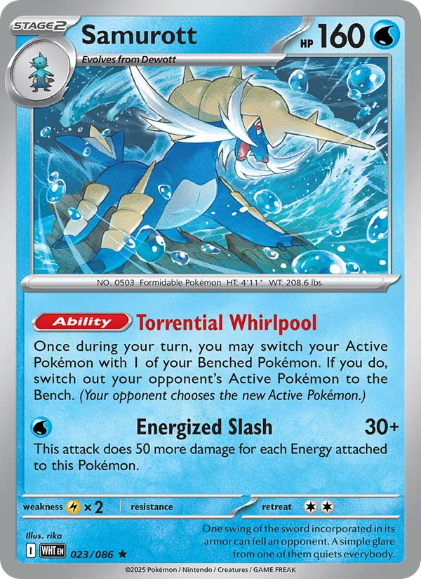 Samurott card