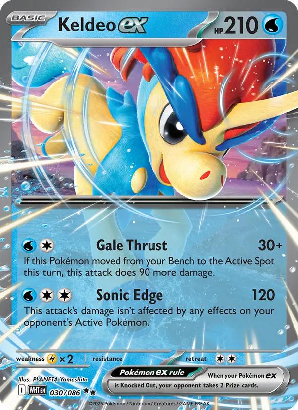 Keldeo ex card