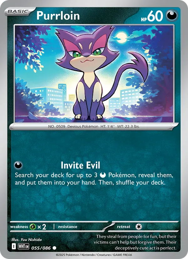 Purrloin card