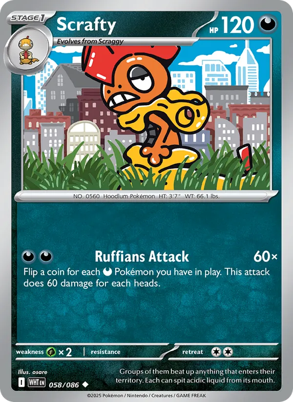 Scrafty card