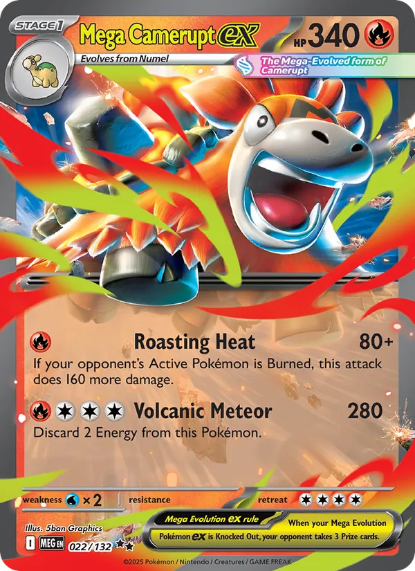 Mega Camerupt ex card