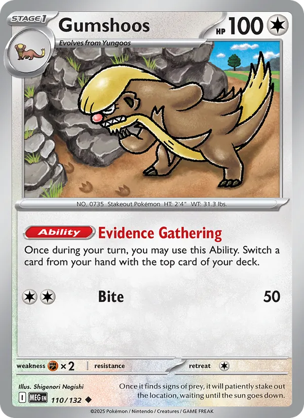 Gumshoos card