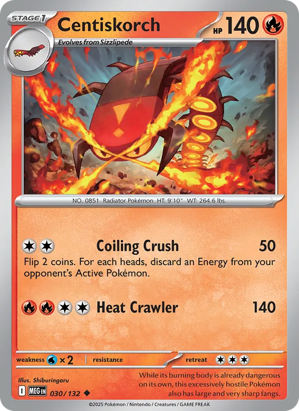 Centiskorch card