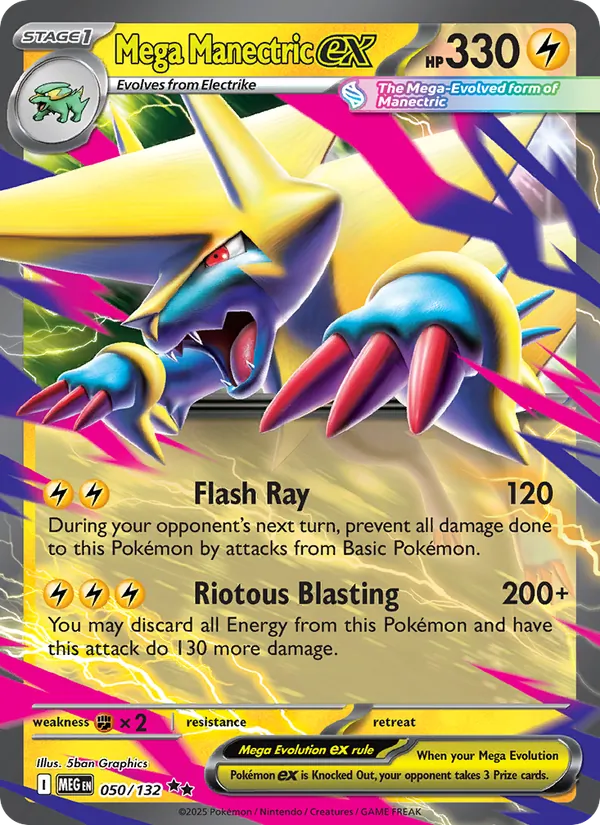 Mega Manectric ex card
