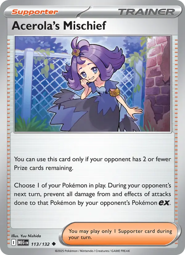Acerola's Mischief card