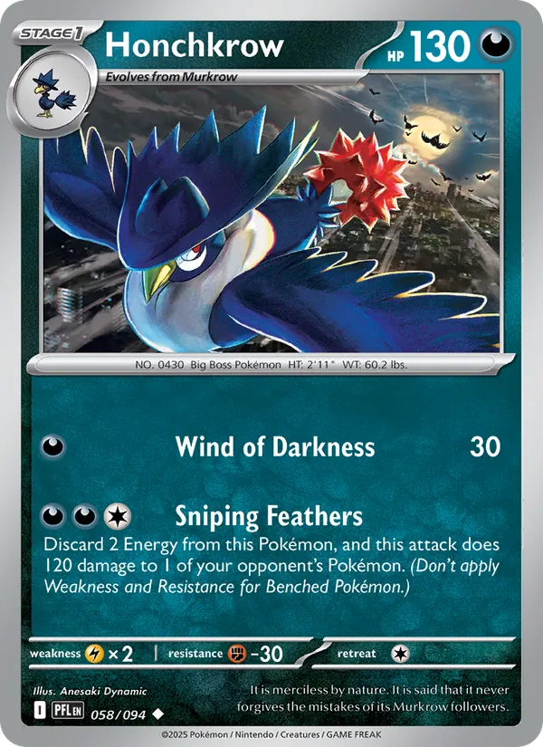 Honchkrow card