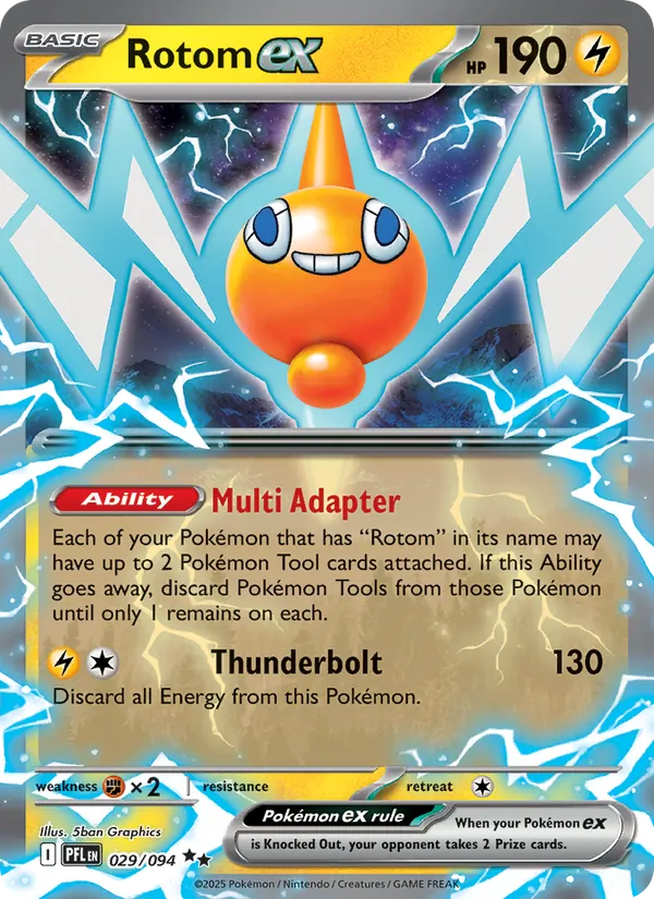 Rotom ex card