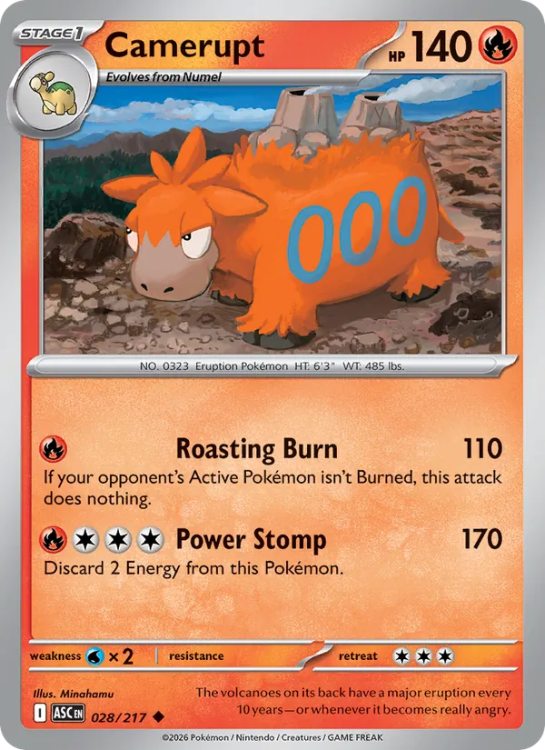 Camerupt card