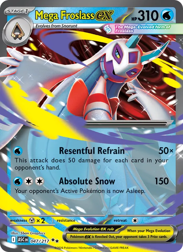 Mega Froslass ex card