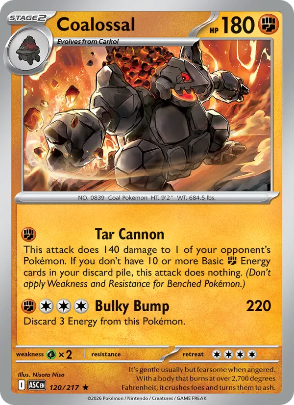 Coalossal card