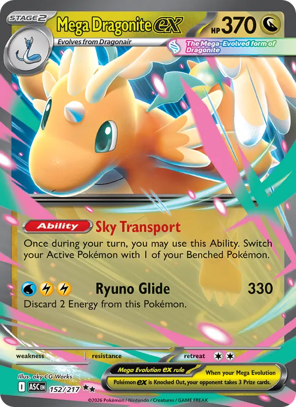 Mega Dragonite ex card