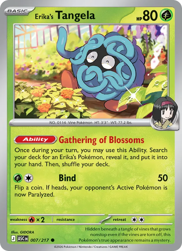 Erika's Tangela card
