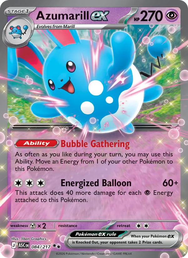 Azumarill ex card