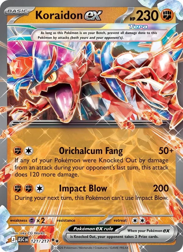 Koraidon ex card