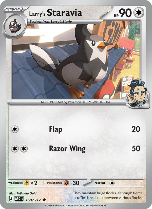Larry's Staravia card