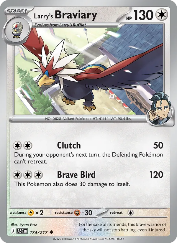 Larry's Braviary card