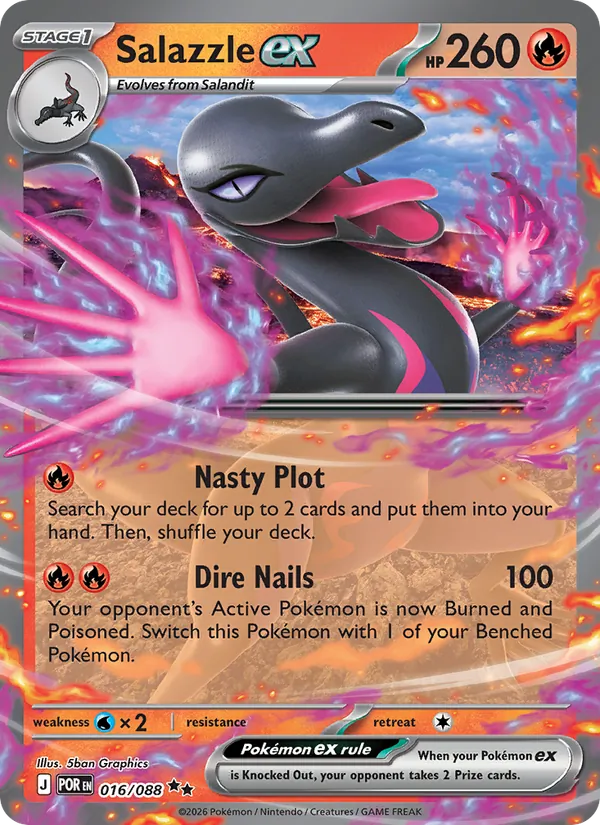 Salazzle ex card
