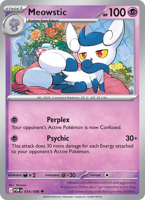 Meowstic card